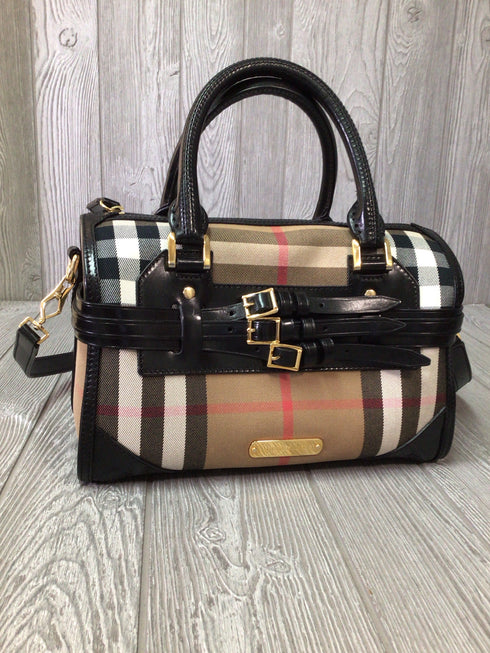 Burberry Alchester Bridle Bowling bag House check